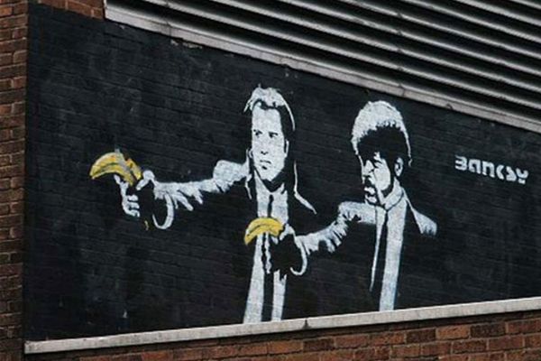 oeuvre street art banksy