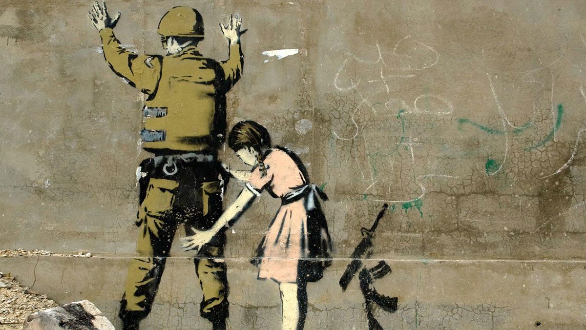 banksy-soldat-fillette