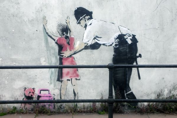 graffeur banksy fillette