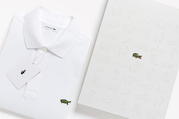 Polo lacoste edition limitée animaux sale
