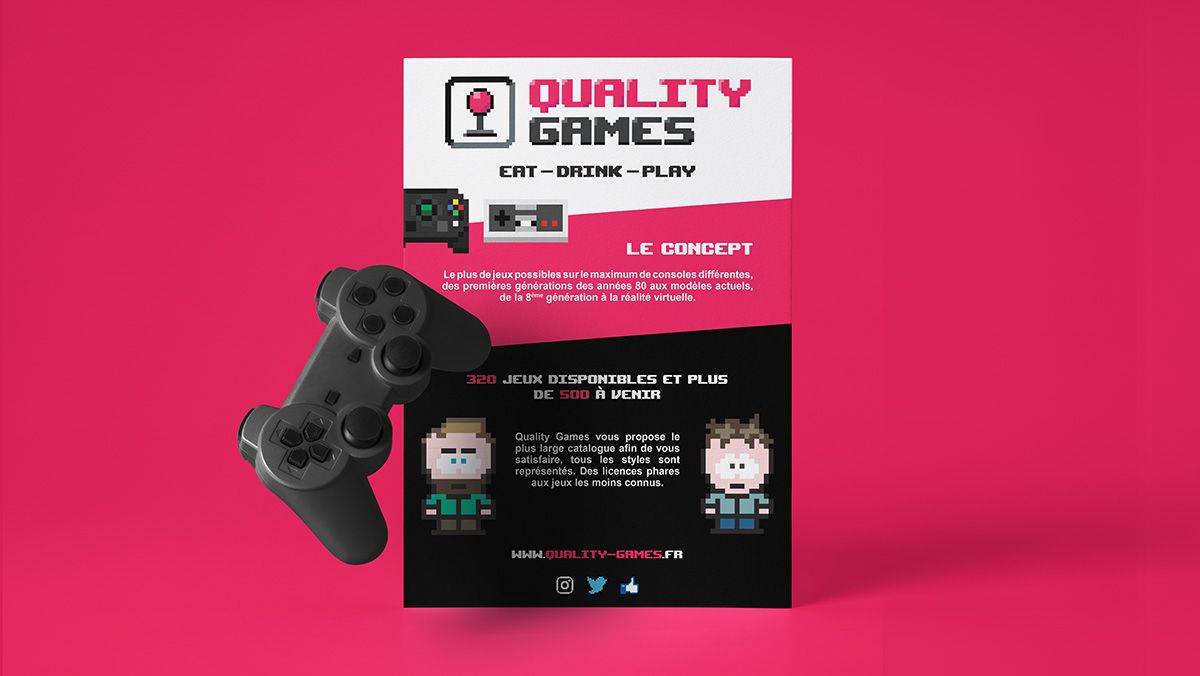 conception flyers sur mesure jeux videos