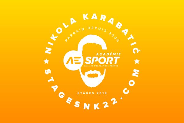 creation logo stages nikola karabatic