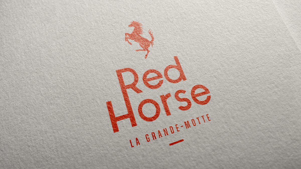 conception logo red horse ferrari