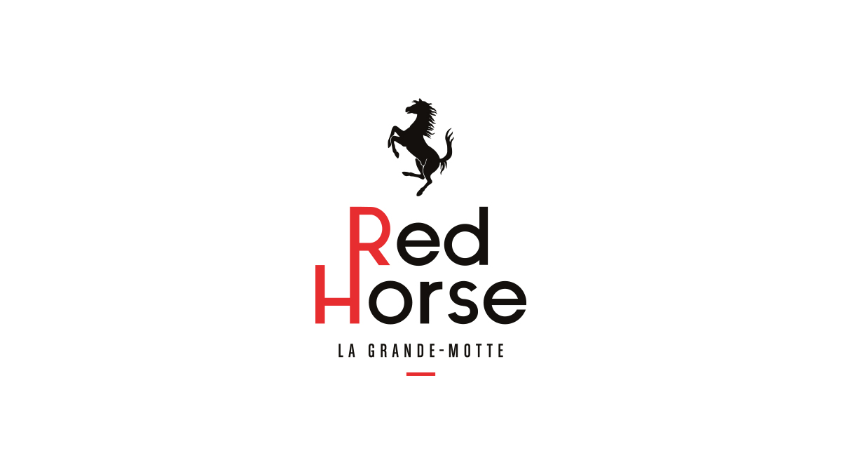 creation logo ferrari red horse