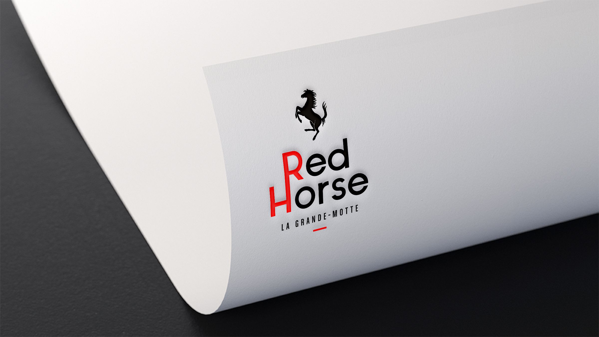 logo red horse ferrari