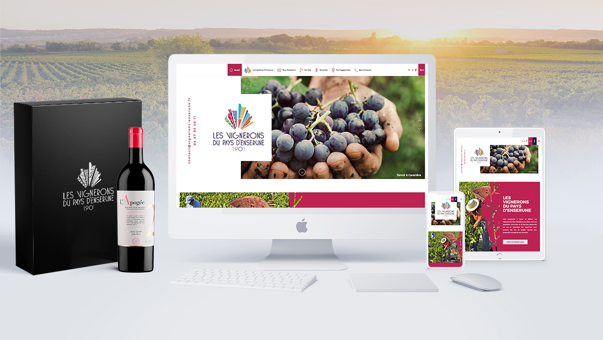 referencement site web vins languedoc