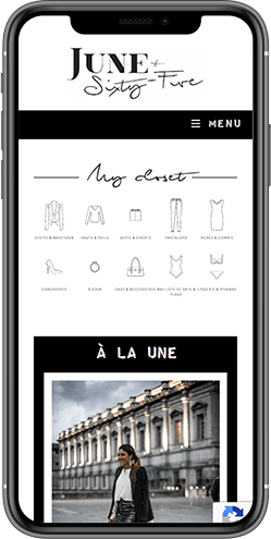 refonte site mobile junesixtyfive