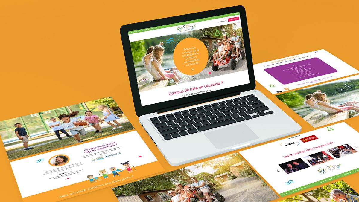 creation site internet hotellerie de plein air