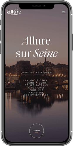 creation site mobile allure sur seine