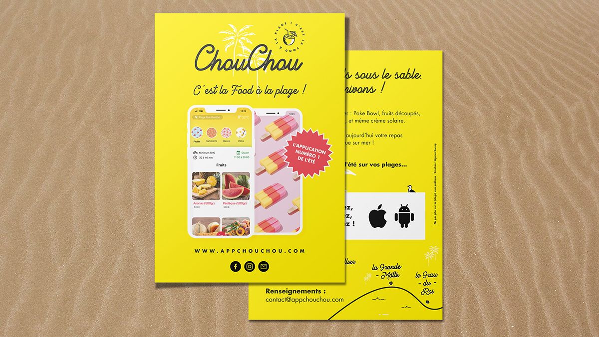 creation flyers application mobile montpellier