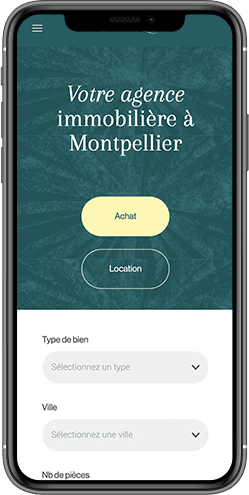 creation site mobile agence immobiliere montpellier