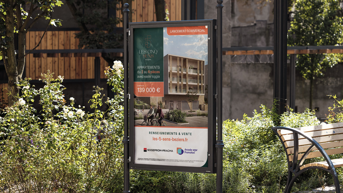 campagne affichage programme immobilier beziers