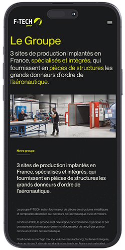 conception site web responsive montpellier f tech