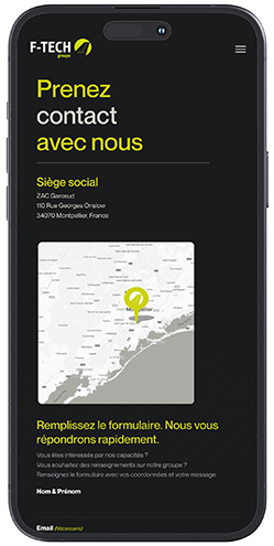 site internet responsive montpellier f tech